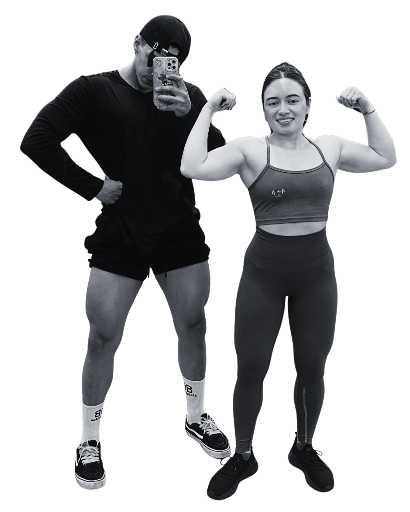 Entrenador y usuaria EIEN FIT